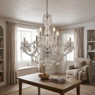 Chrome Clarence 12 Pendant Light