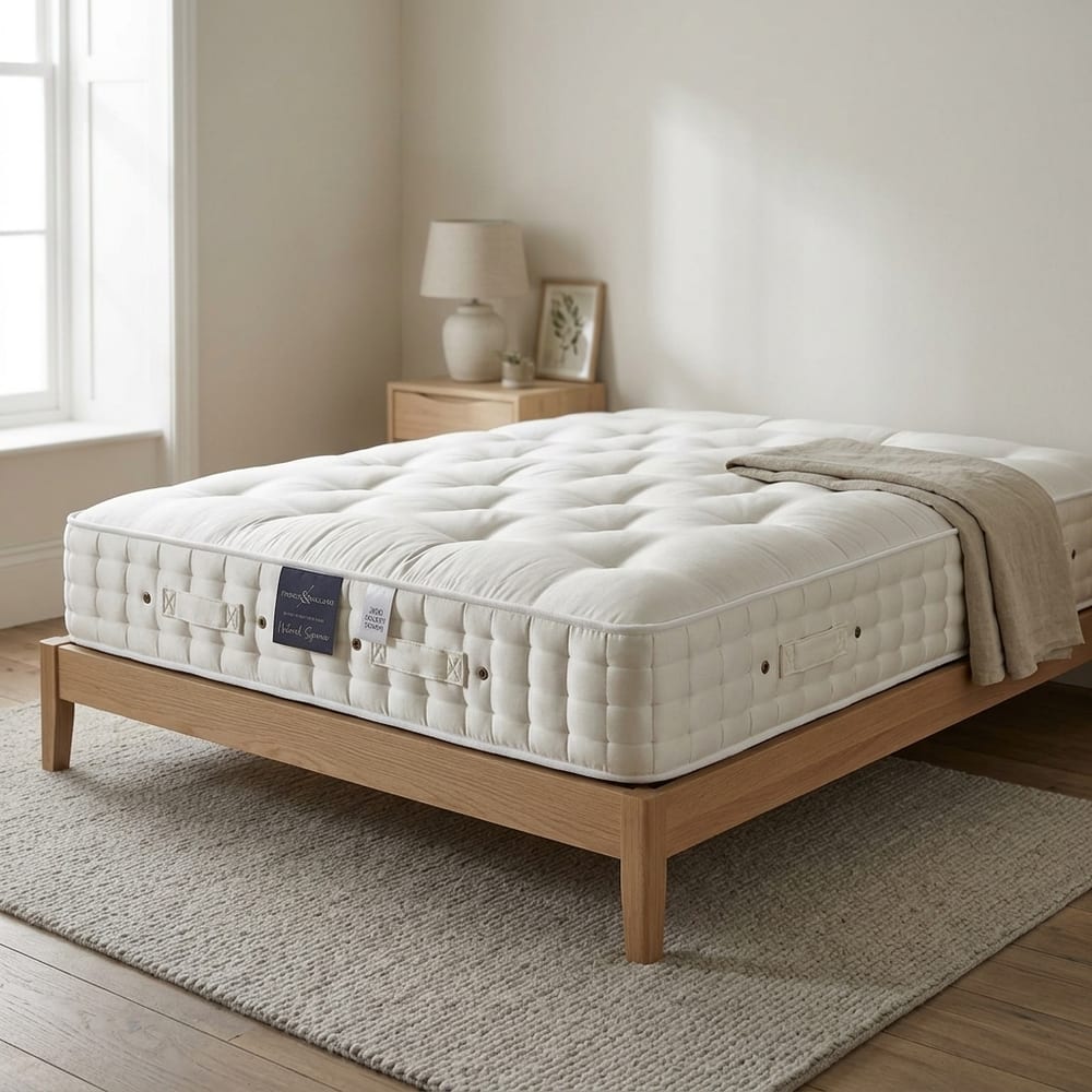 White Fenton & Farleigh 6ft Super King Size Mattress Natural Supreme 4500