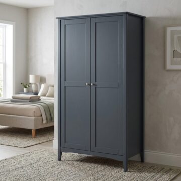 Saint Cloud Blue 2 Door Wardrobe