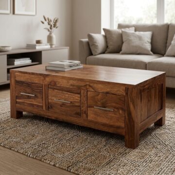 Shimla Petite 3 Drawer Coffee Table