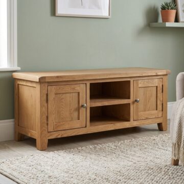 Norfolk Country 2 Door TV Cabinet 134cm | Assembled