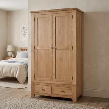 Norfolk Country 2 Door 2 Drawer Wardrobe