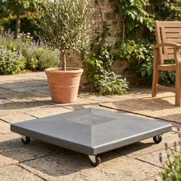 Royce Plastic Covered Concrete Base With Wheels | 90kg