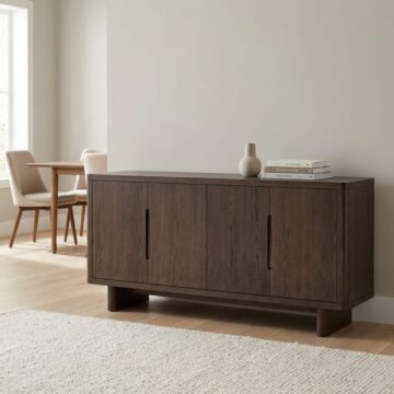 Oakmoor 4 Door Large Sideboard | Assembled