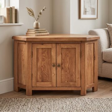 Nottingham Oak Corner TV Unit