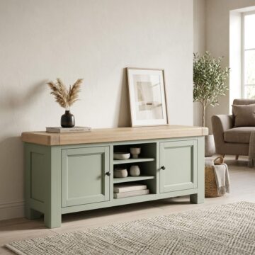Havenwood Sage Tv Unit 1400 Sage | Assembled