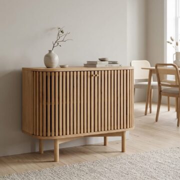 Serenity Oak 2 Door Small Sideboard