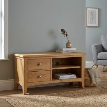 Tiree Oak Small TV Unit