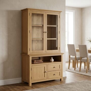 Tiree Oak Hutch