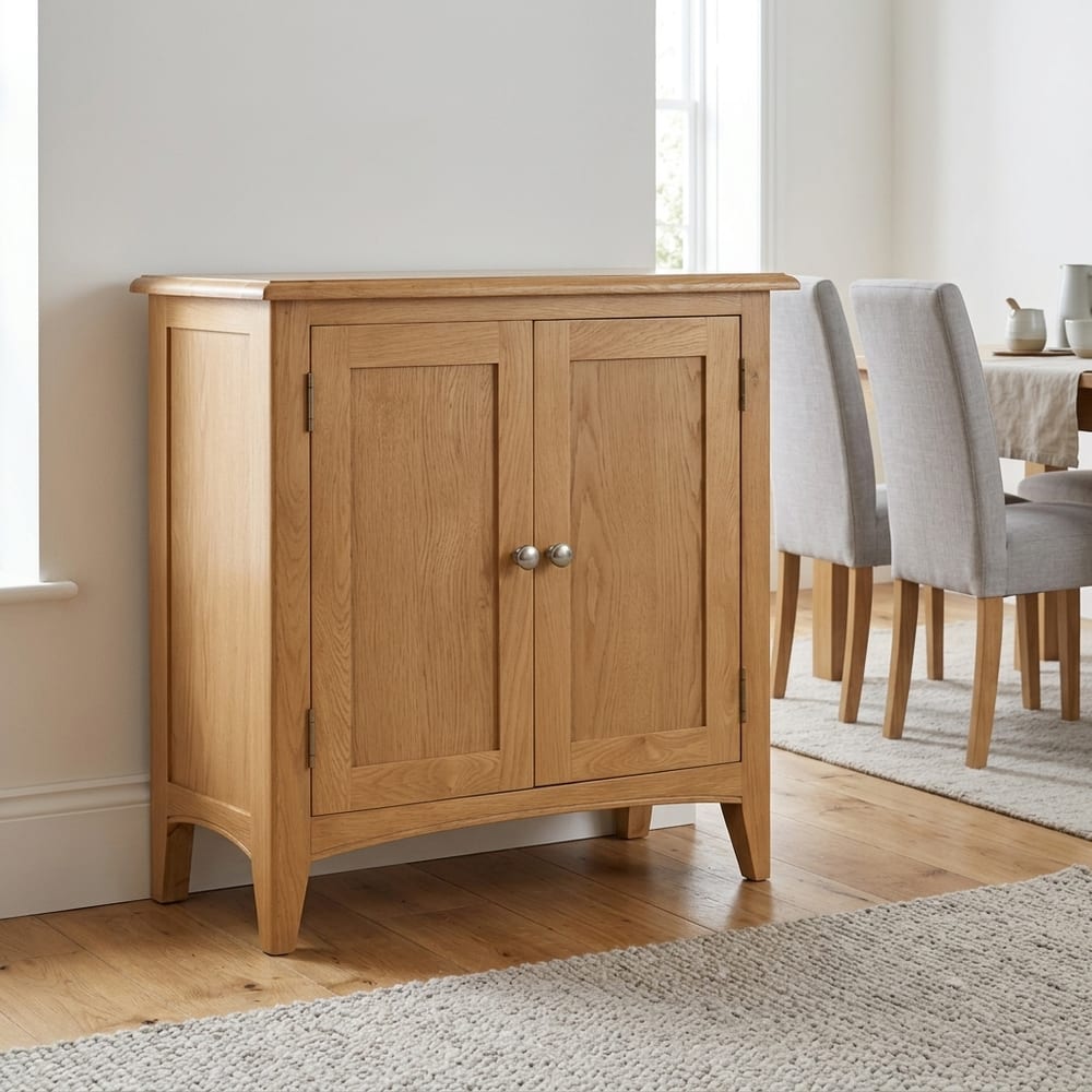 Tiree Oak 2 Door Cupboard