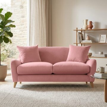 Gatlin Medium Sofa | Blush