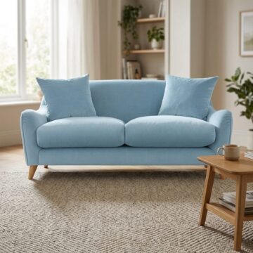 Gatlin Medium Sofa | Light Blue