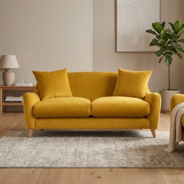 Gatlin Medium Sofa | Ochre