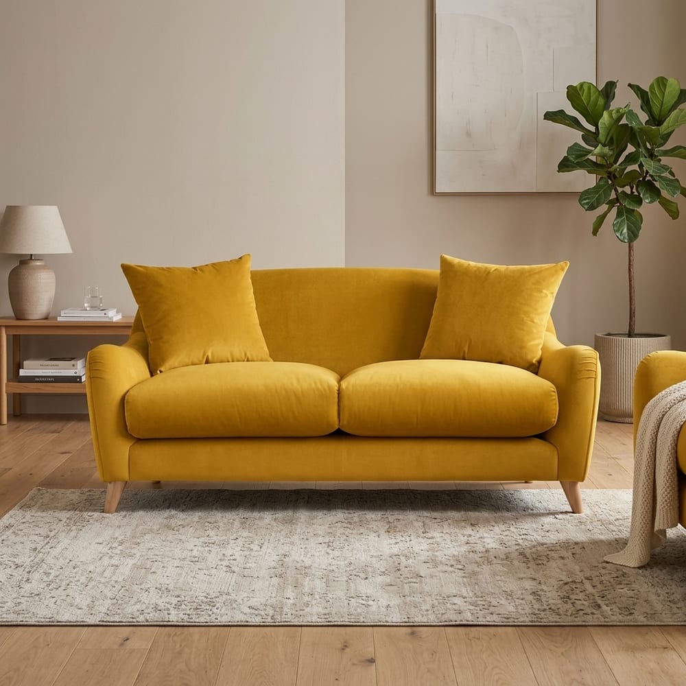 Gatlin Medium Sofa | Ochre