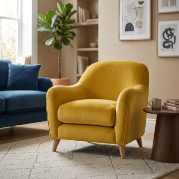 Gatlin Armchair | Ochre