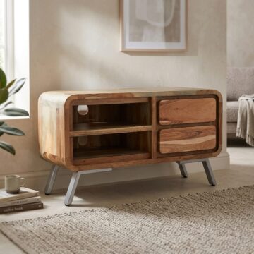Redstone Acacia 2 Drawer TV Cabinet 110cm