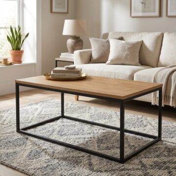 Ares Black Coffee Table | Assembled | Clearance
