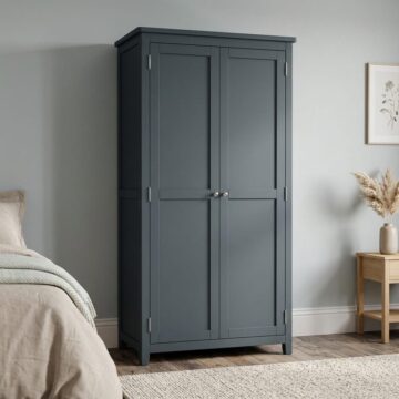 Geneva Blue Full Hanging Wardrobe