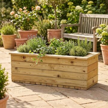 Timber Deluxe Large Trough 100x40x32 | Assembled