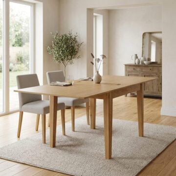 Denby 5ft Extending Oak Dining Table | 150-200cm