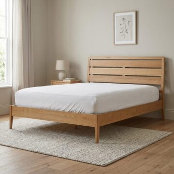 Denby Oak King Size Bed