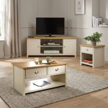 Fife Cream 3 Piece Living Room Set