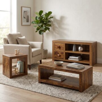 Maluku Mango 3 Piece Living Room Set