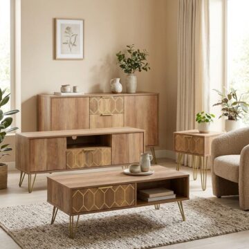 Kentwood Mango 4 Piece Living Room Set