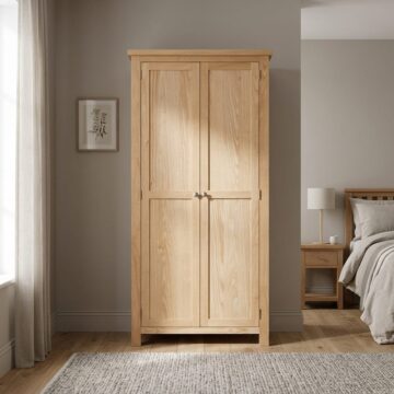 Wynyard Oak Double Wardrobe
