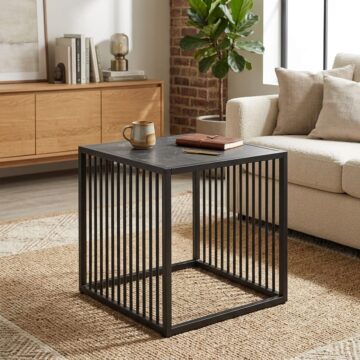 Stirlington Black Side Table