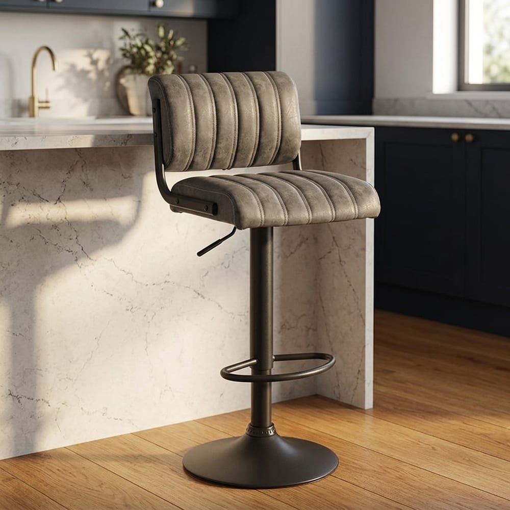 Paris Kitchen Bar Stool | Grey | 61 - 84cm