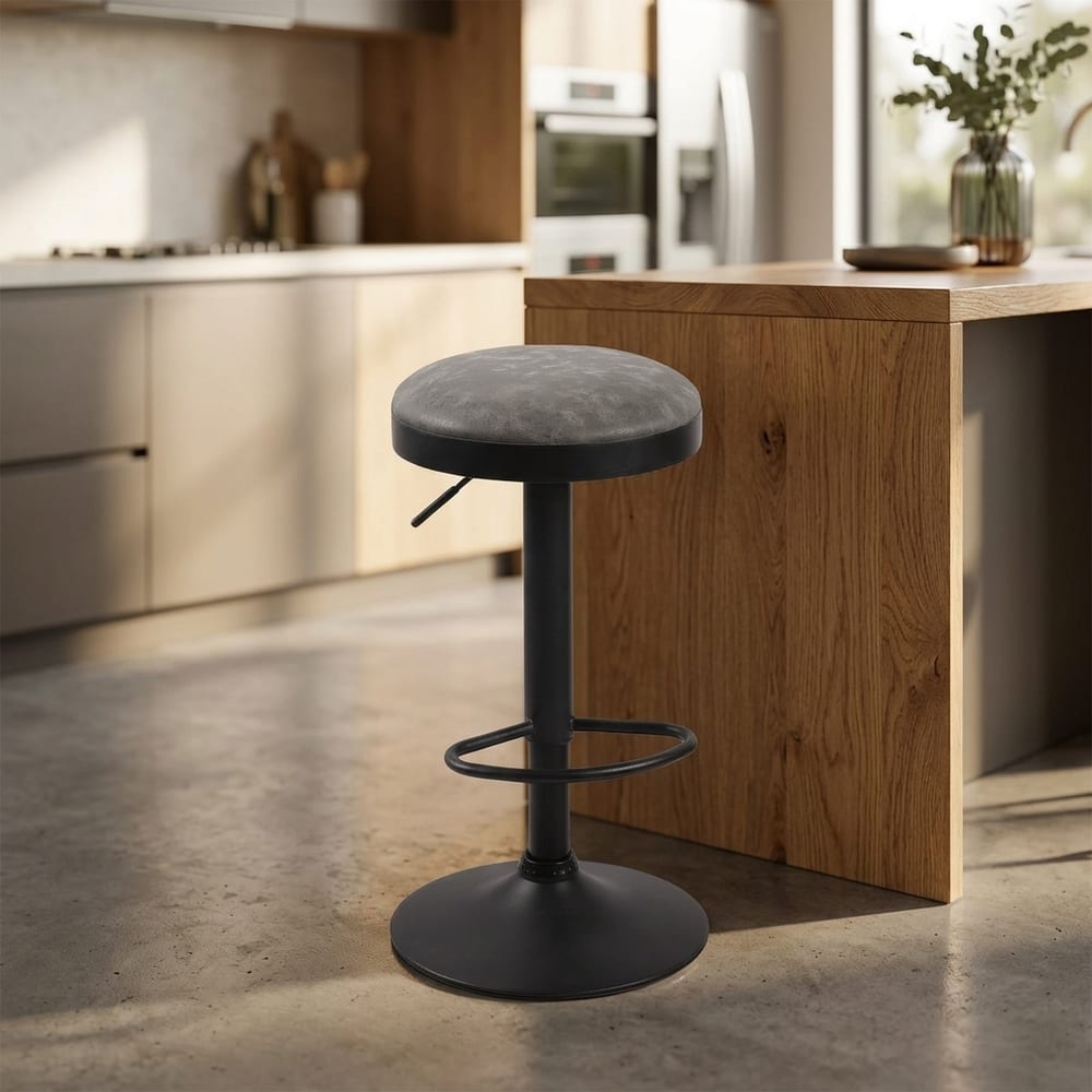 Remi Kitchen Bar Stool | Grey | 60 - 81cm