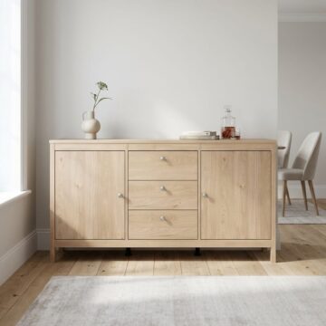Ronda Sideboard 2 Doors + 3 Drawers in Jackson Hickory Oak