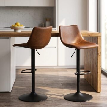 Oregon Bar Stool in Brown