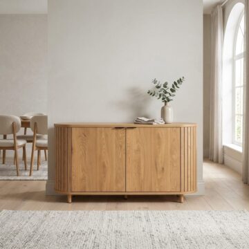 Colima Oak 2 Door Sideboard
