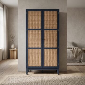 Borde Blue 2 Door Wardrobe