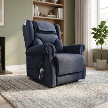 Zeus Dual Motor Lift & Tilt Chair - Deep Blue | Assembled