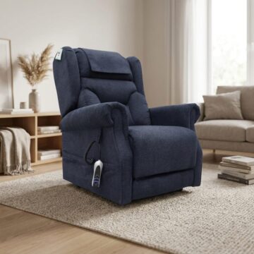 Zeus Quad Motor Lift & Tilt Chair - Deep Blue | Assembled