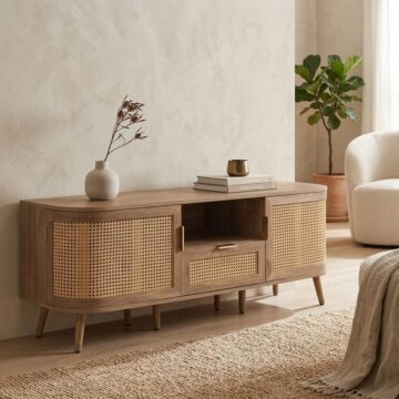 Nouvelle 2 Door 1 Drawer TV Unit 150cm