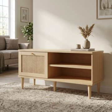 Calasetta TV Unit in Rattan