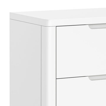 Halo White 5 Drawer Tallboy | Assembled