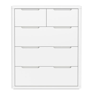 Halo White 2 Over 3 Chest Of Drawers | Assembled