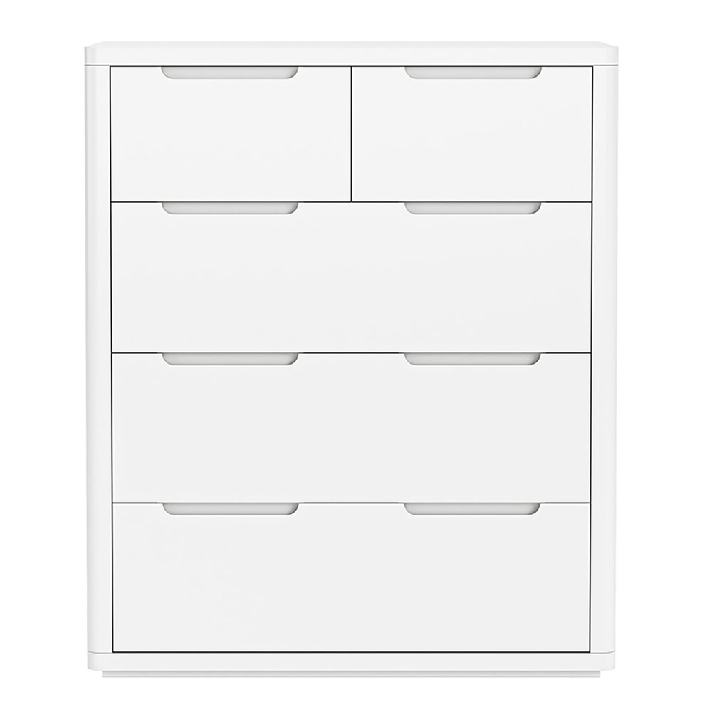 Halo White 2 Over 3 Chest Of Drawers | Assembled