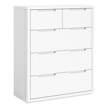 Halo White 2 Over 3 Chest Of Drawers | Assembled