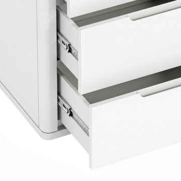 Halo White 2 Over 3 Chest Of Drawers | Assembled
