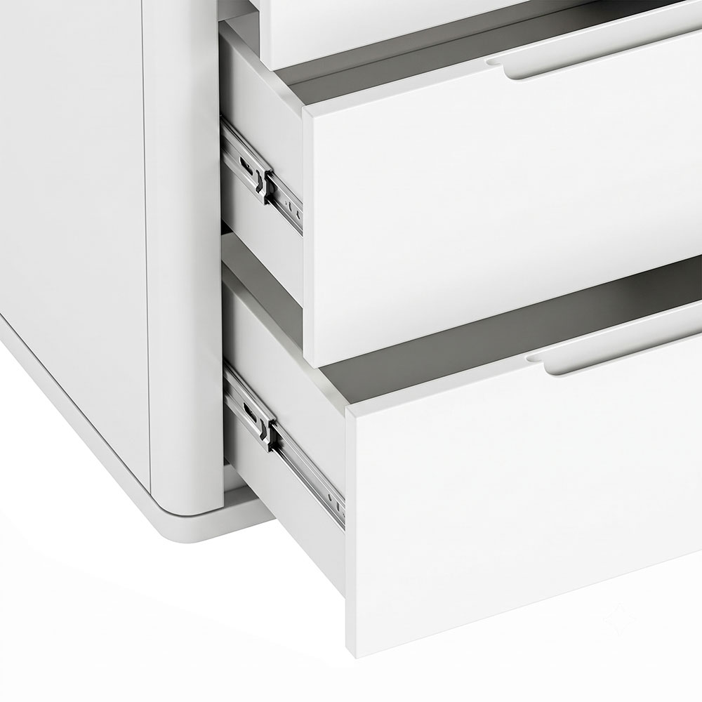 Halo White 2 Over 3 Chest Of Drawers | Assembled