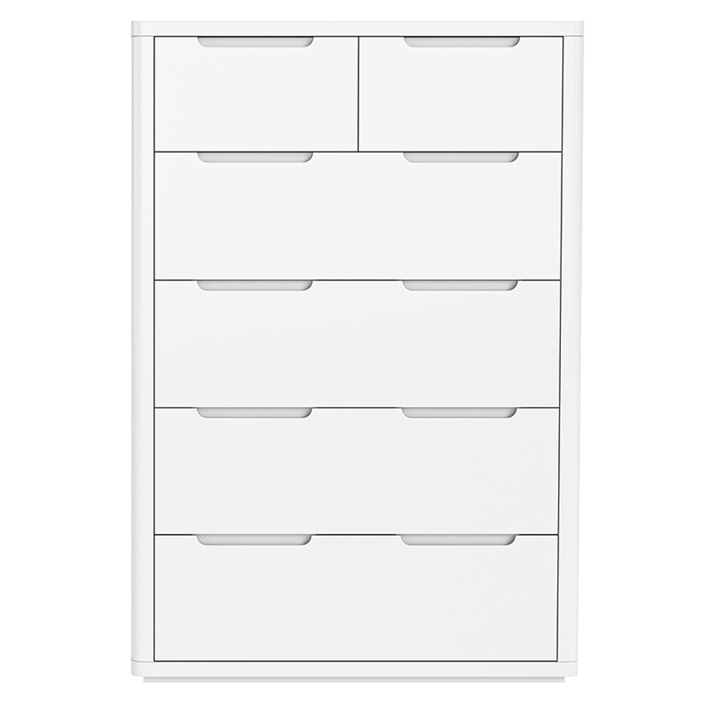 Halo White 2 Over 4 Chest Of Drawers | Assembled