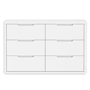 Halo White 6 Drawer Chest | Assembled