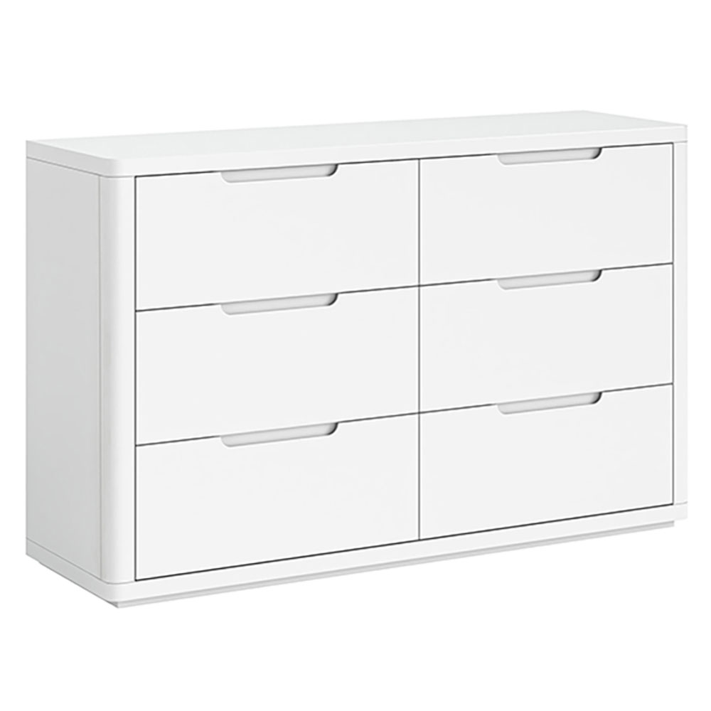 Halo White 6 Drawer Chest | Assembled