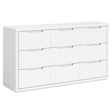 Halo White 9 Drawer Chest | Assembled